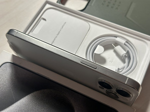 Apple iPhone 15 Pro Max White Titanium 256GB v heas korras. (4 foto / 9)