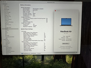 Apple Macbook Air 13 M2 8/256GB Space Gray SWE nagu uus! Aku (5 foto / 6)
