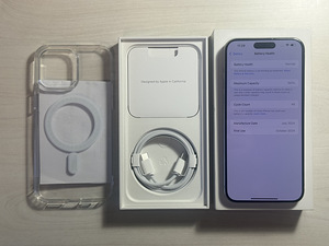Apple iPhone 15 Pro Max 256GB White nagu uus! Aku 100% cc 49 (8 foto / 10)