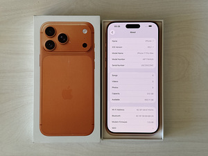 Apple iPhone 17 Pro Max 512GB Cosmic Orange cycle count 10 (8 foto / 10)