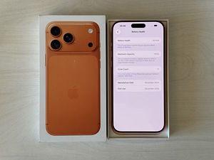 Apple iPhone 17 Pro Max 512GB Cosmic Orange cycle count 10 (9 foto / 10)