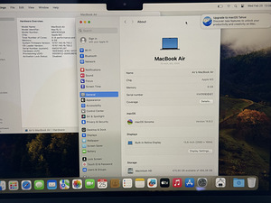 Apple Macbook Air 13 M3 8/512GB SWE как новый! Аккумулятор 1 (7 фото из 9)