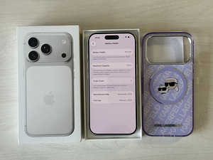 Apple IPhone 17 Pro Silver 256GB как новый. Гар 02.2028 (8 фото из 10)
