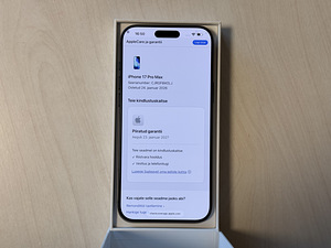 Apple iPhone 17 Pro Max Deep Blue 256GB nagu uus! Garantii (6 foto / 6)