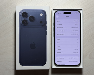 Apple iPhone 17 Pro Deep Blue 256GB kuu aega vana (7 foto / 8)