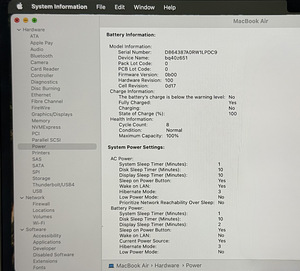 Apple Macbook Air 13 M4 Silver 16/256GB ENG/RUS nagu uus! (6 foto / 8)