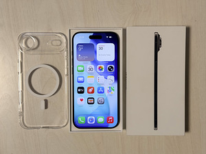 Apple iPhone Air Space Black 256GB nagu uus! Garantii (7 foto / 10)