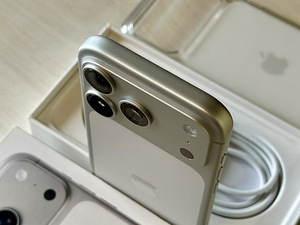 Apple iPhone 17 Pro Silver 256GB nagu uus! Aku 100%, cc 8 (4 foto / 10)