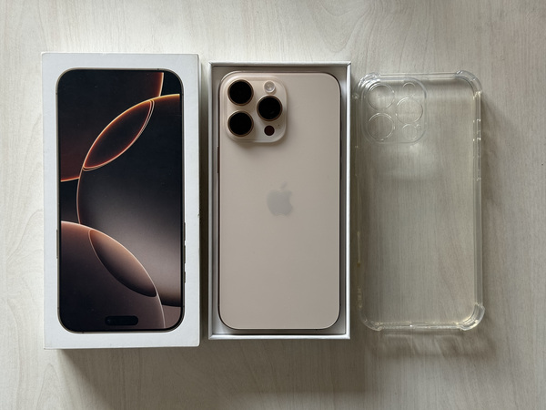 Apple iPhone 16 Pro Max Desert Ti 256GB nagu uus! Aku 100%