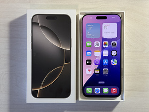 Apple iPhone 16 Pro Max Natural Ti 256GB, аккумулятор 100% C (6 фото из 9)