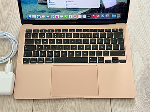 Apple Macbook Air 13 M1 8/256GB Gold SWE, aku 90% (3 foto / 9)