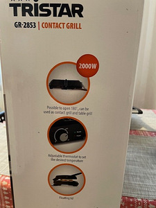 Kontaktgrill Tristar GR-2853 2000 W, uus (6 foto / 6)