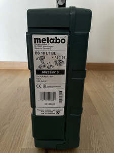 Дрель-шуруповерт Metabo SB 18 LT BL; 18 В; 2x4,0 Ач ак (3 фото из 3)