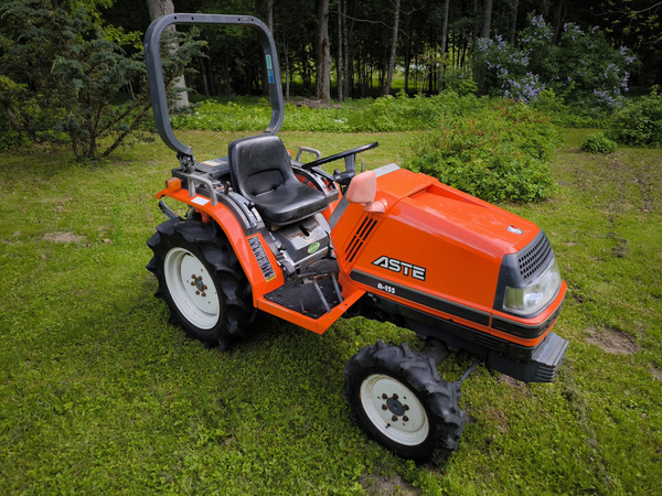 Kubota Aste A155 4x4 мини-трактор с документами