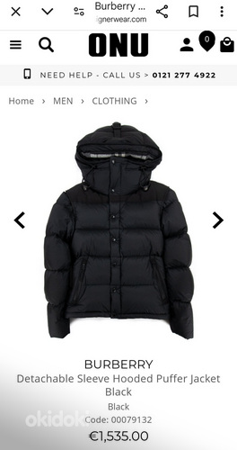 Burberry jope/ vest,uus!