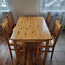 П: обеденный стол из массива дерева + 4 стула. (фото #3)