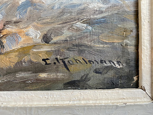 Soome maalikunstniku Ejnar Kohlmanni maal, 40x31,5cm. (2 foto / 3)