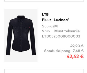 Teksapluus must (1 foto / 2)