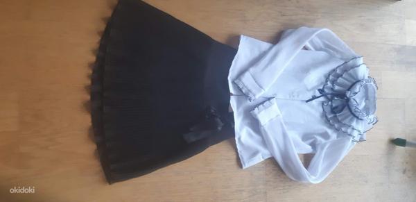 Юбка и блузка на 1 сентября, размер 130 (фото #1)