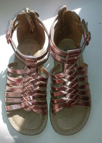 Кожаные сандалии Vertbaudet,28 (фото #1)