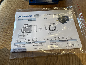 Elektrimootor 0,75kw, UUS (3 foto / 4)