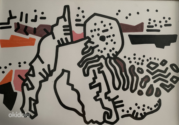 Jüri Kask. Abstraktne kompositsioon II, 1998