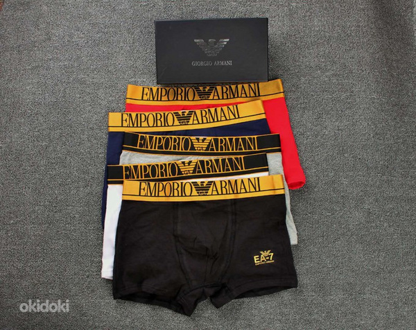 Uued meeste bokserid Emporio Armani, Versace, Lacoste