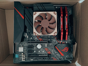 9400f + ASUS ROG STRIX B360-G + G.SKILL DDR4 2666 + Noctua (1 foto / 1)