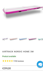 AIRTRACK NORDIC PINK HOME 3M 1 PCS + pump 600w (3 фото из 3)