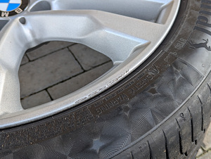 20" 5x120 Style468 разноширокие оригинальные диски X5 + летн (5 фото из 8)