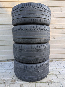 20" 5x120 Style468 разноширокие оригинальные диски X5 + летн (7 фото из 8)