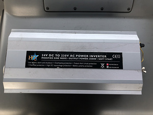 Inverter 24V DC kuni 230V 2500W (1 foto / 3)