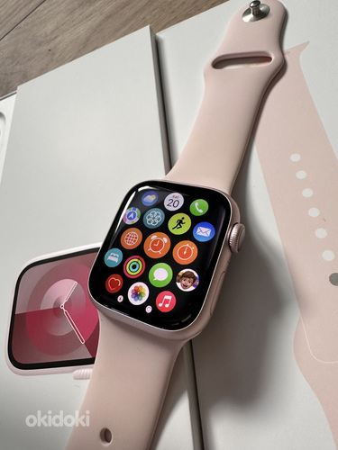 Apple Watch 9 41 мм розовый GPS+LTE (фото #2)