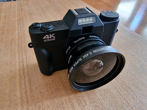 4K HD Professional Digital Camera + WiFi 128GB (1 foto / 4)