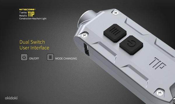 Nitecore TIP CRI LED Keychain Light - NICHIA NVSL219B (фото #3)
