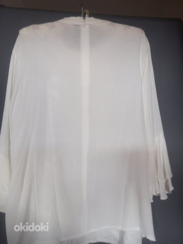 Reserved великолепная новая белая блузка. Размер 40. (фото #2)