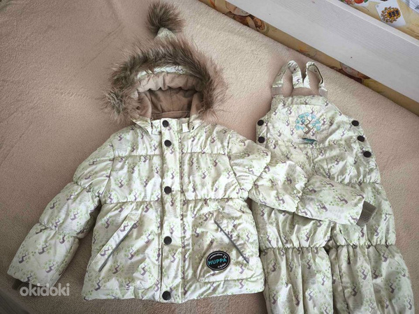 Зимний комплект Huppa куртка 92+ рукава 98 (фото #1)
