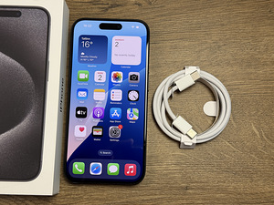 Apple iPhone 15 Pro 128gb, Black Titanium (1 foto / 3)