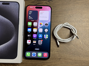 Apple iPhone 15 Pro Max 256gb, Blue Titanium (1 foto / 3)
