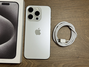 Apple iPhone 15 Pro 128gb, White Titanium (3 foto / 3)