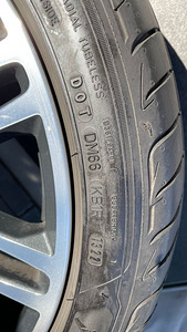 245/40 R19 GOODYEAR EAGLE F1 ASYMMETRIC 3 2tk DOT1322 (4 foto / 5)