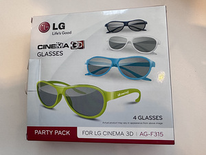 LG 3D prillid - 4 tk