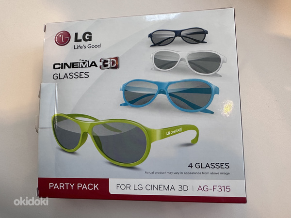 LG 3D prillid - 4 tk (foto #1)