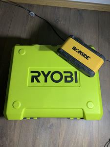 Akutrell RYOBI R18PD7-220B + IRONSIDE otsikute komplekt (2 foto / 2)