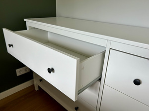6 sahtliga ikea kummut, valge, 172x83 cm (2 foto / 2)