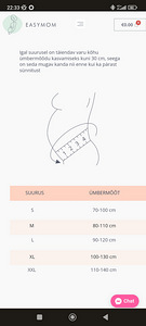 Easymom bandaaž rasedatele XL 5 in 1 (2 foto / 2)