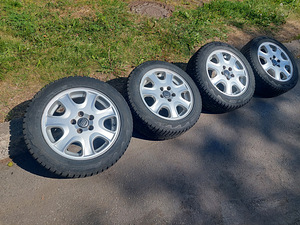 Volvo Valuveljed 5X108 R16, 205/55 naastrehvidega DOT 4219 (1 foto / 8)