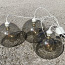 3 потолочных светильника с лампочками ИКЕА. (фото #1)