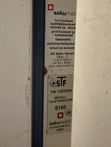Tuletõkke uks EI60 (Tulekindel uks EI60) (2 foto / 6)
