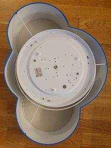 Laevalgusti / Laelamp - sinine pilveke (4 LED E27 60W pirni) (3 foto / 6)